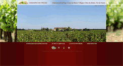 Desktop Screenshot of domaineloufrejau.com